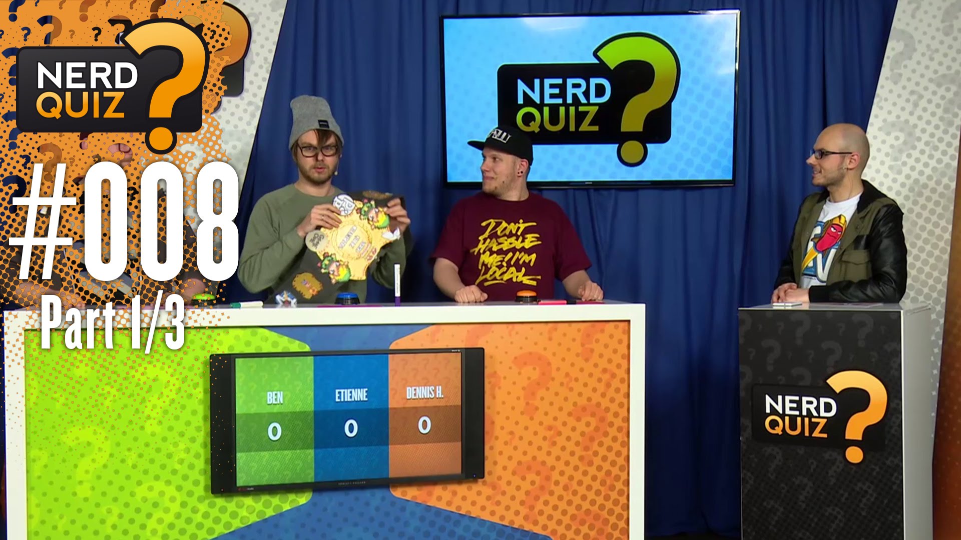 Nerd Quiz Mit Gregor Halbfinale Etienne Vs Ben Vs Dennis H