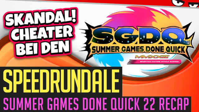 Cheating-Skandal bei Summer Games Done Quick! Analyse & Recap | Speedrundale