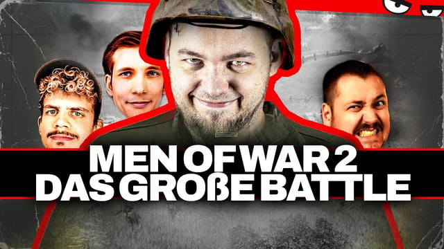 Hardcore-Battles im HARDCORE-RTS! Steffen, Radlerauge, RangerArea & suuN in MEN OF WAR 2