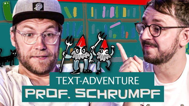 Schrumpf ist Trumpf beim Text-Adventure mit Jannis, Nils, Andreas & Alwin