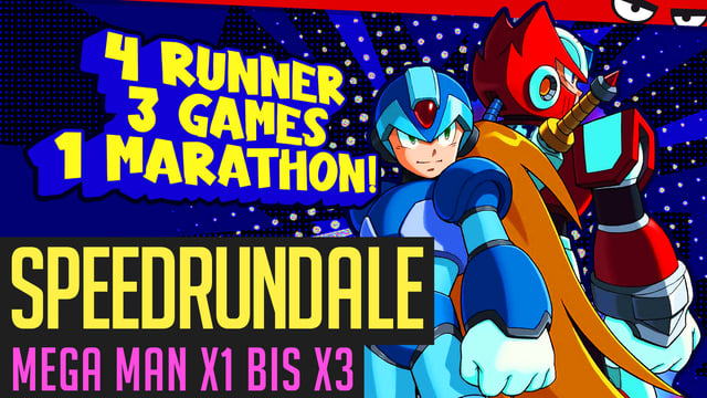 Mega Man X bis X3 Speedrun-4er-Race mit Berlindude1, Mave3rick, Giocci & Stahlbolzen | Speedrundale
