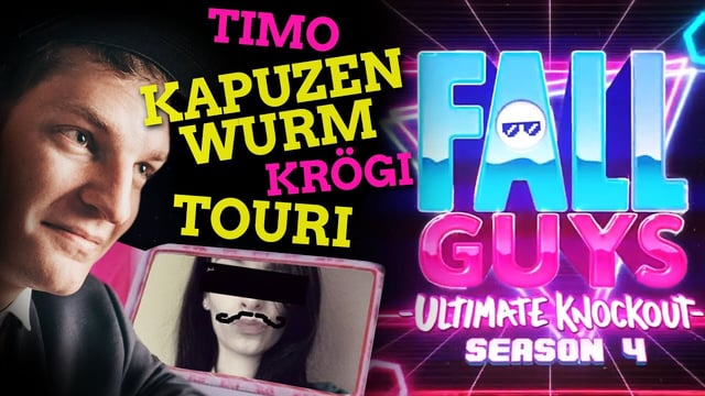 Krogi spielt die neue Season Fall Guys mit Touri, Kapuzenwurm + Timo | Late Nice