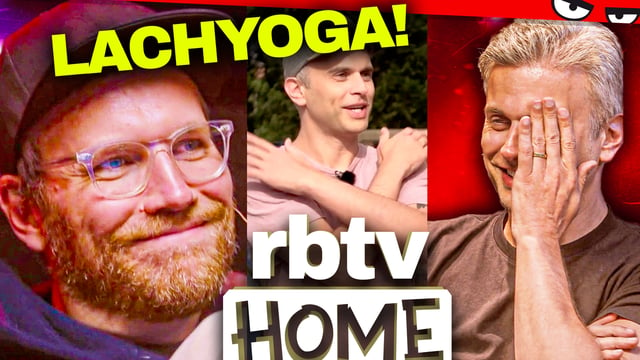 Unsere WITZIGSTEN YouTube Clips & Wir testen LACHYOGA | RBTV HOME