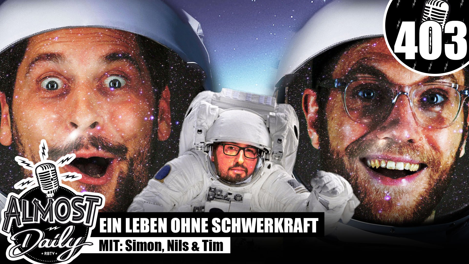 Leben ohne Schwerkraft - unser Festival auf dem Mond! | Almost Daily ...