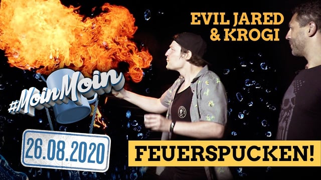 How to Feuerspucken mit Evil Jared | MoinMoin mit Krogi, Frodo, Silvio Heinevetter & EJ