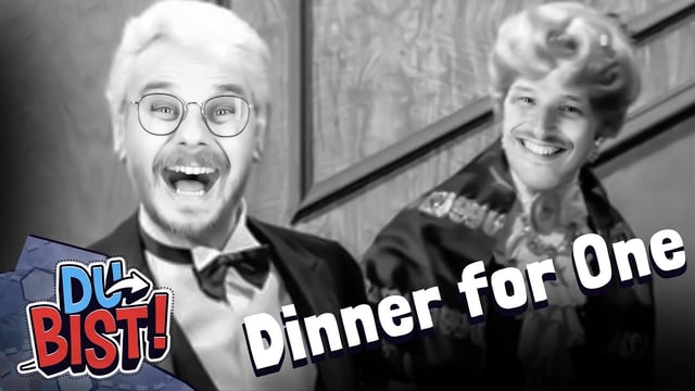 Wir spielen DINNER FOR ONE! (als Brettspiel) | Du bist!