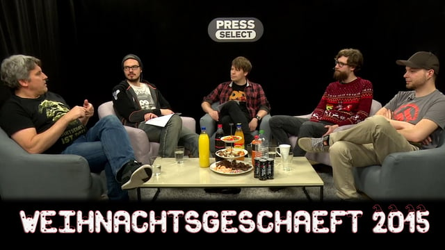 Press Select #2 mit Stephan, Trant, Matthias & Gregor | Weihnachtsgeschäft 2015 | 13.12.2015