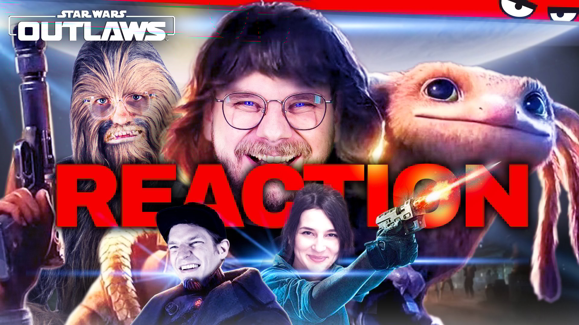 Die perfekte Star Wars Open World? REACTION zum neuen STAR WARS OUTLAWS Trailer • Rocket Beans TV