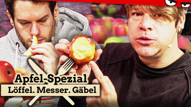 Wollt ihr uns veräppeln? Der Apfeltest mit Florentin | Löffel Messer Gäbel