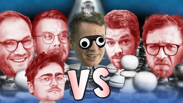 5 vs. 1 - Wann fällt endlich der Großmeister? | Lach & Schachgeschichten