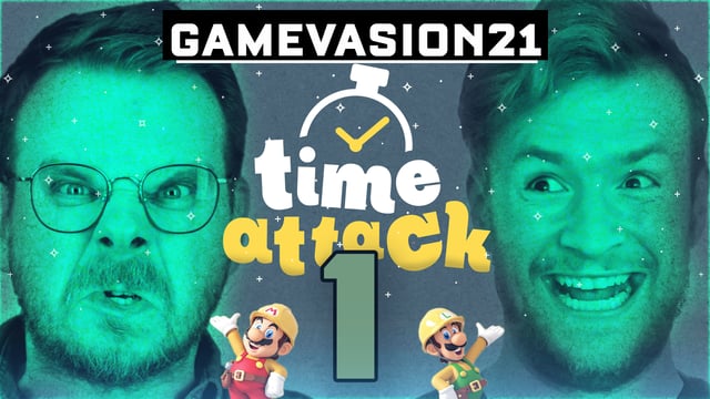 "Einfach durchrennen"? Mario Maker 2: Eddy vs Maxim | Time Attack! | Gamevasion