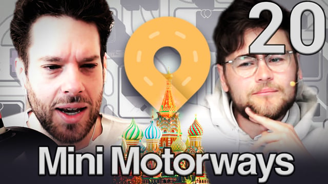 Moskauuuu - Wild und mit Autos voll... | Mini Motorways mit Florentin & Fabian #20